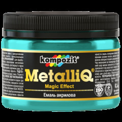 KOMPOZIT Емаль акрилова MetalliQ Ізумруд 0.1кг