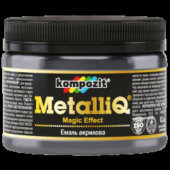 KOMPOZIT Емаль акрилова MetalliQ Платина 0.5кг