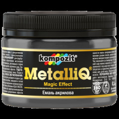 KOMPOZIT Емаль акриловая MetalliQ Чорный Жемчуг 0.1кг