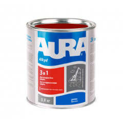 ESKARO AURA Грунт-емаль антикорозійна 3в1 коричнева 0.8кг