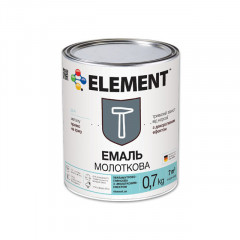 ELEMENT Емаль з молотковим ефектом 3в1 чорна 0.7кг