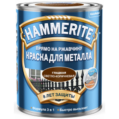 HAMMERITE new Фарба гладка тем-коричнева 750мл