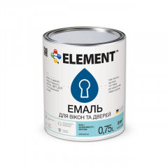 ELEMENT Емаль акрилова для вікон та дверей база С 0.75л