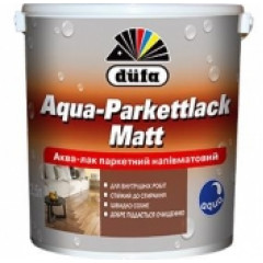 DUFA Лак паркетный Aqua-Parkettlack Matt 0.75л Будмен