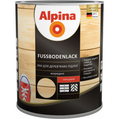 ALPINA Лак для деревяних підлог FUSSBODENLACK глянцевий 2.5л