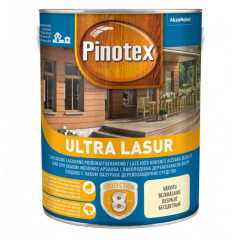 PINOTEX Лазурь Ultra(new) для древесины Красное дерево 3л
