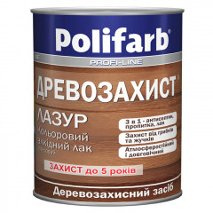 POLIFARB Древозахист лазур горіх 0.7кг