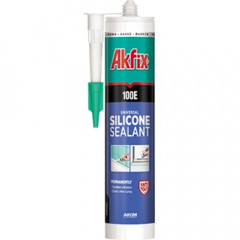 AKFIX Герметик силиконовый санитарный нейтральный белый 280мл