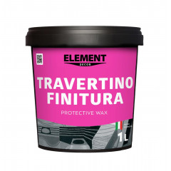 ELEMENT Decor Віск фасадний захисний Travertino Finitura 5л