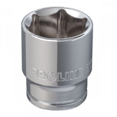 PROLINE Головка шестигранна 15мм 1/2" CrV