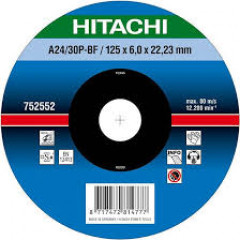 HIKOKI/HITACHI Круг зачисний по металу 125х6.0х22.2 (4100232)
