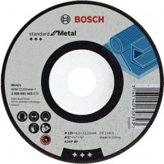 BOSCH Круг обдирной Standard по металлу 125х6 огн