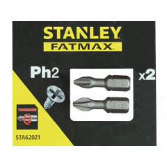 STANLEY Біта посилена TORSION Ph2 L=50мм 2шт/уп