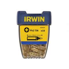 IRWIN Біта Phillips INSERT BIT 1/4" 25мм PH2 TiN 10шт