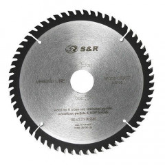 S&R Диск пильний 185x30/16/20x2.2мм АТВ 60 зуб.дерево МДФ ДСП Будмен