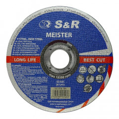 S&R Круг відрізний 125x1.0x22.2мм Meister RU Будмен