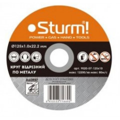STURM Диск відрізний по металу 180x1.6x22.2