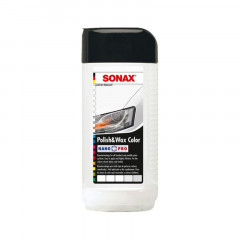 SONAX NanoPro Поліроль з воском, кольоровий білий 0,25л