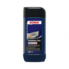 SONAX NanoPro Полироль с воском, цветной синий 0,25л