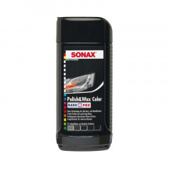 SONAX NanoPro Поліроль з воском, кольоровий чорний 0,25л