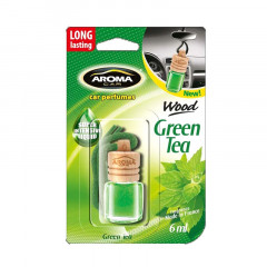 AROMA CAR Ароматизатор Wood Зелений чай 6мл RU