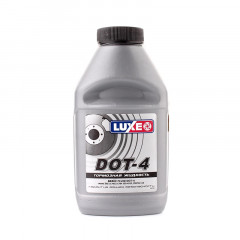 LUXE Тормозная жидкость DOT-4 серебр.кан 250г