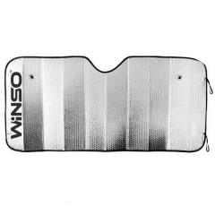 WINSO Сонцезахисна шторка на лобове скло 130х60см дзеркальна RU