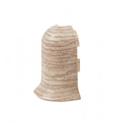 SAN DECOR Кут зовнішній COMPACT Дуб світлий 395 2шт/уп