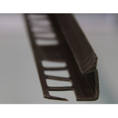 SALAG Профиль ПВХ внутренний для плитки темно-коричневый 8мм 10
