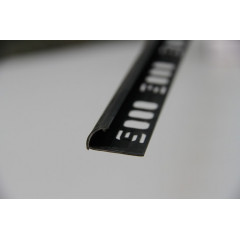 SALAG Профиль ПВХ внешний для плитки черный 12мм 24