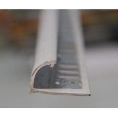 SALAG Профиль ПВХ внешний для плитки белый 10мм 01