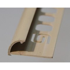 SALAG Профіль ПВХ зовнішній для плитки світло-коричневий 10мм 09