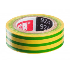 SCLEY Стрічка ізоляційна 19ммх10м жовто-зелена