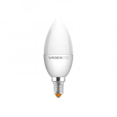 VIDEX Лампа LED с/д C37eD 6W E14 4100K 220V Будмен