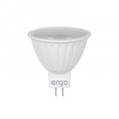 ERGO Лампа Standard MR16 GU5.3 5W 220V Теплый белый 3000K Мат. н/Дим.