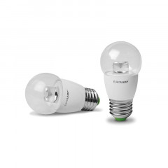 EUROLAMP LED Лампа ЕКО серія "D" G45 прозора 5W E27 3000K Акція 1+1 Будмен
