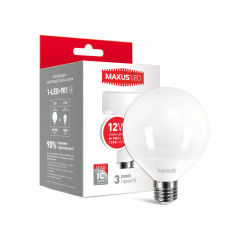 MAXUS Лампа світлодіодна G95 12W 3000K 220V E27