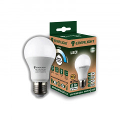ENERLIGHT Лампа светодиодная A60 8Вт 4100K E27