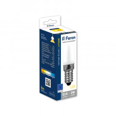 FERON Лампа світлодіодна LB-10 T26 230V 2W 160Lm E14 2700K