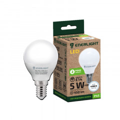 ENERLIGHT Лампа светодиодная P45 5Вт 4100K E14