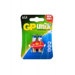 GP Батарейка ULTRA+ ALKALINE 24AUP-U2 лужна LR03 AUP AAA