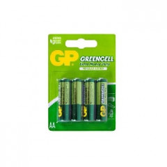 GP Батарейка GREENCELL 1.5V сольова 15G-2UE4 R6 AA
