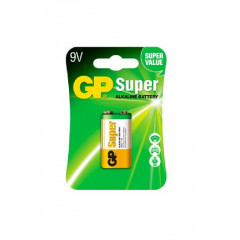 GP Батарейка SUPER ALKALINE 9V 1604A-5UE1 6LF22