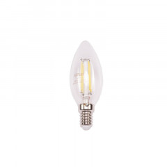LUXEL Лампа свічка LED 071H 4ВТ C35 filament Е14