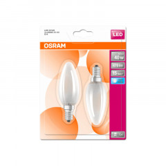 OSRAM Лампа LED свічка 6.5W 4000K Е14 2шт/уп