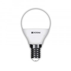 KODAK Лампа G45 E14 6W 220V дневной белый 6000K матовая