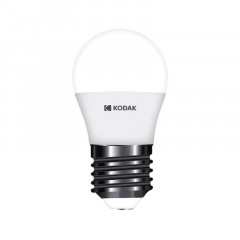 KODAK Лампа G45 E27 6W 220V нейтральний білий 4100K матова RU