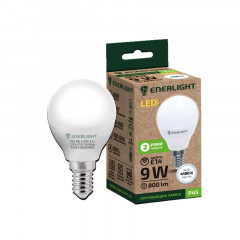 ENERLIGHT Лампа светодиодная P45 9Вт 4100K E14