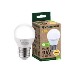 ENERLIGHT Лампа світлодіодна G45 9Вт 3000K E27 RU