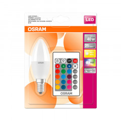 OSRAM Лампа LED свечка 5.5-6W dim+пульт ДУ Е14
